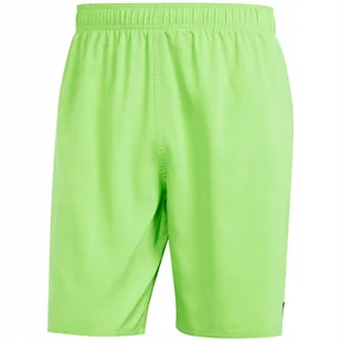 Spodenki kąpielowe męskie adidas Solid CLX Classic-Length limonkowe IR6217 - Kąpielówki męskie - miniaturka - grafika 1