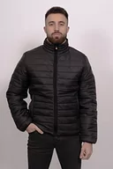 Kurtki męskie - Just Emporio Męska kurtka z kapturem dla dorosłych, czarna, XXL, czarny, XXL - miniaturka - grafika 1