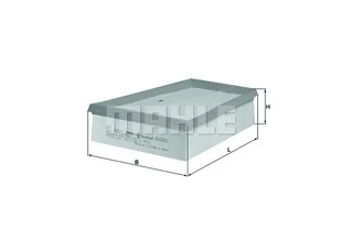 Filtr powietrza Mahle LX 957/2 - Filtry powietrza - miniaturka - grafika 1