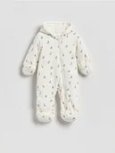 Bluzki dla niemowląt - Reserved - Kombinezon z kapturem Piotruś Królik - kremowy - miniaturka - grafika 1