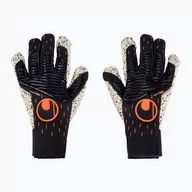 Piłka nożna - Rękawice bramkarskie uhlsport Speed Contact Supergrip+ Hn czarno-białe 101126101 45054 - miniaturka - grafika 1