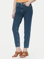 Spodnie damskie - Pepe Jeans Jeansy PL204591 Niebieski Tapered Fit - miniaturka - grafika 1