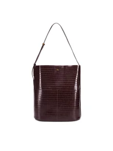 Gino Rossi Torebka CS7779-CROCO Brązowy - Torebki damskie - miniaturka - grafika 1