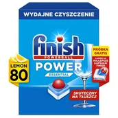 Akcesoria i części do zmywarek - Tabletki do zmywarek FINISH Power Essential Lemon - 80 szt.+ Kapsułki do zmywarek FINISH Ultimate Plus 2 szt. - miniaturka - grafika 1