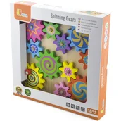 Tablice dla dzieci - VIGA TOYS Tablica Edukacyjna Drewniana Viga Zakręcone Zębatki 59854 - miniaturka - grafika 1