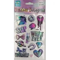 Stnux Naklejki rainbow hologram - Unicorn - Zabawki kreatywne - miniaturka - grafika 1