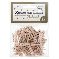Zabawki kreatywne - Interdruk Naturalne spinacze do dekoracji mini - miniaturka - grafika 1
