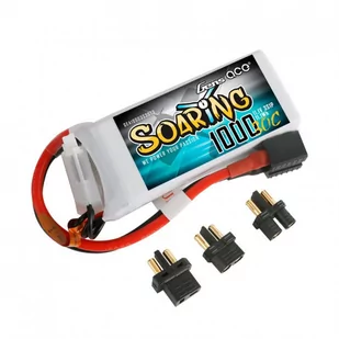Gens Ace Gens Ace Akumulator Gens Ace Soaring 1000mAh 11.1V 30C 3S1P EC3/XT60/T-Plug GEA10003S30T3 - Akcesoria i części modelarskie - miniaturka - grafika 1