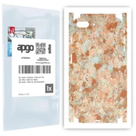 Szkła hartowane na telefon - Folia naklejka skórka strukturalna na TYŁ+BOKI do Apple iPhone 8 Plus - Kamień Piaskowiec - apgo SKINS - miniaturka - grafika 1