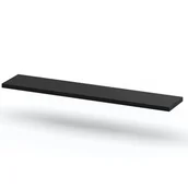 Półki do salonu - Półka wisząca ścienna na książki dla dzieci czarna hugo 80cm nowoczesny - miniaturka - grafika 1