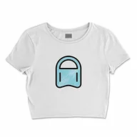 Koszulki i topy damskie - Bona Basics, Damski T-shirt basic, z nadrukiem cyfrowym, 100 bawełny, biały, swobodny, damski top, rozmiar: XL, biały, XL - miniaturka - grafika 1