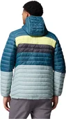Kurtki męskie - Columbia Powder Pass Hooded Jacket 2134131461 Niebieskie L - miniaturka - grafika 1