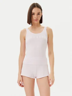 Guess Piżama O5GX13 KBBU1 Różowy Regular Fit - Piżamy damskie - miniaturka - grafika 1