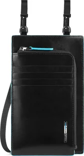 Piquadro Piquadro, Blue Square, Crossbody Bag, Black, 11.5 x 19 x 2 cm, For Men For Men - Teczki i aktówki - miniaturka - grafika 1