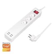 Listwy zasilające - LogiLink 3 gniazda Wi-Fi smart 1.7m biała SH0103 - miniaturka - grafika 1