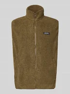 Kamizelki męskie - Kamizelka z polaru ze stójką i wpuszczanymi kieszeniami - miniaturka - grafika 1