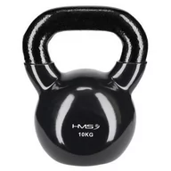 Kettlebell - HMS KNV10 BLACK KETTLEBELL ŻELIWNY POKRYTY WINYLEM AL*_17-64-069 - miniaturka - grafika 1