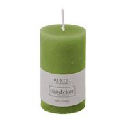 Świece - Zielona świeczka Rustic candles by Ego dekor Rust, 38 h - miniaturka - grafika 1