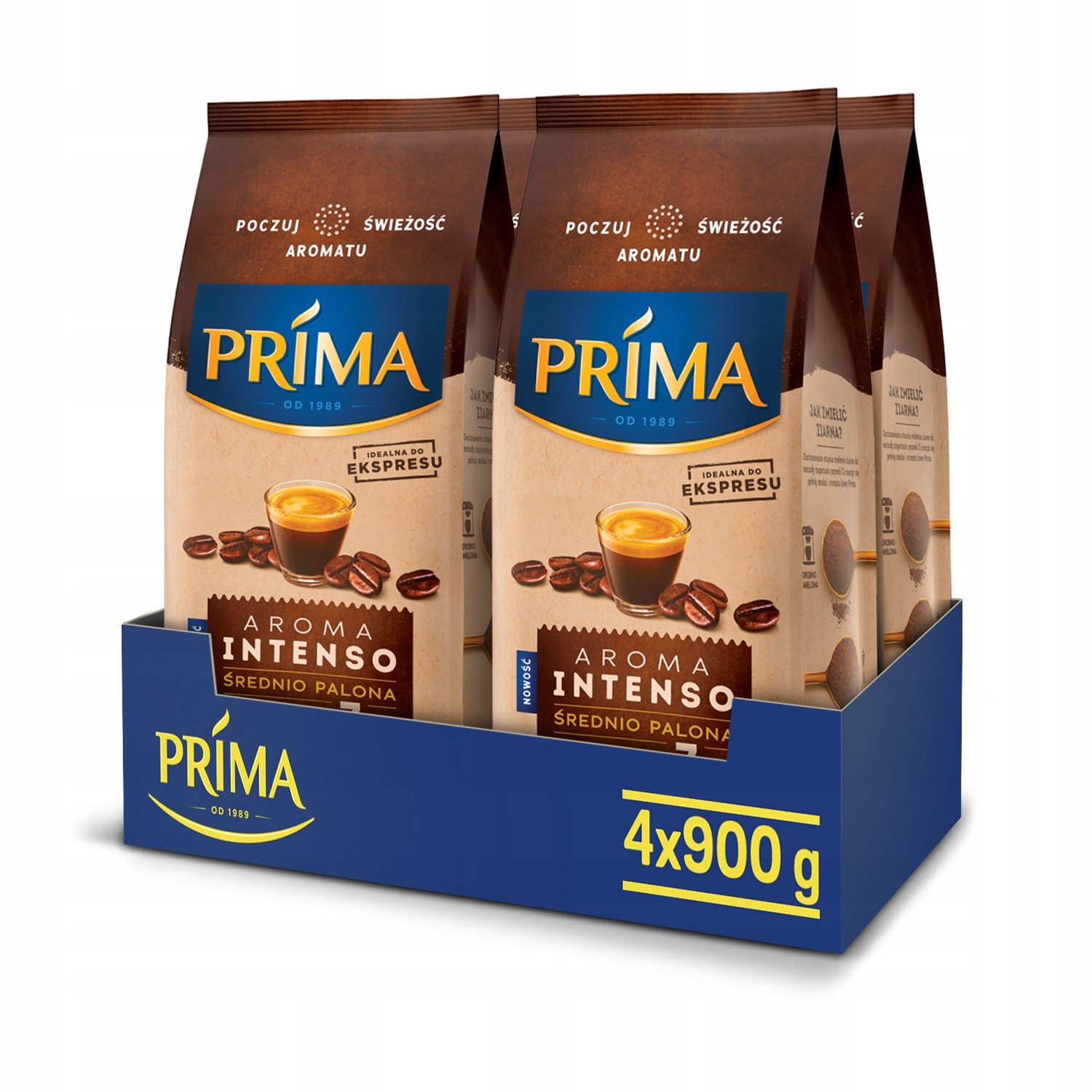 Kawa ziarnista Prima Aroma Intenso 4x900g