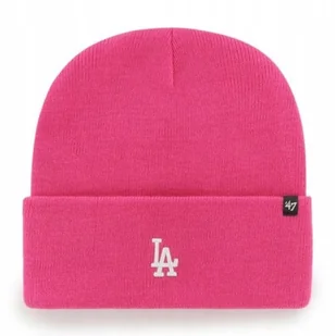 47 Brand czapka zimowa beanie różowy rozmiar uniwersalny - Czapki damskie - miniaturka - grafika 1