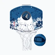 Koszykówka - Zestaw do mini-koszykówki Wilson NBA Team Mini Hoop Minnesota Timberwolves - miniaturka - grafika 1