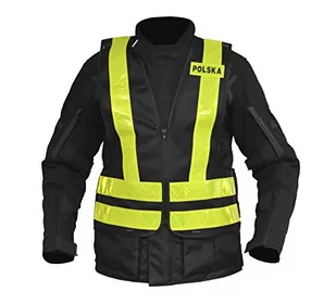 Odblaskowa kamizelka ozon polska fluo żółta XL - Odzież motocyklowa - miniaturka - grafika 1