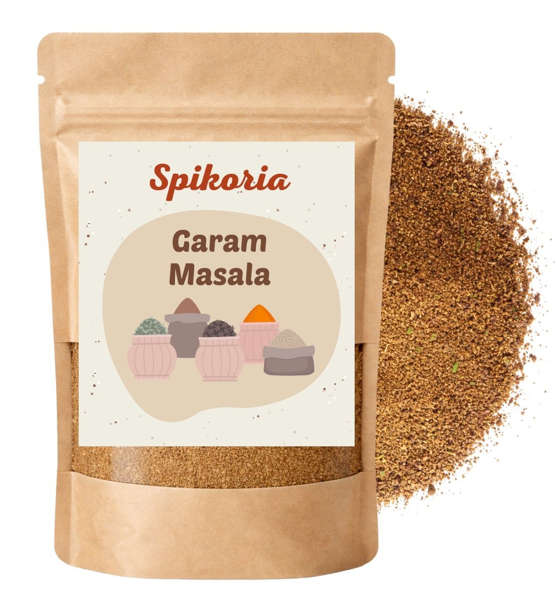 Przyprawa GARAM MASALA 200g orientalna mieszanka przypraw bez soli Spikoria