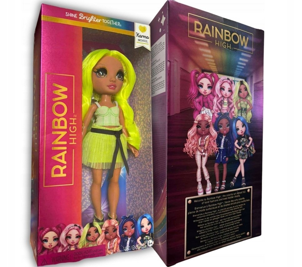 Nowy Wzór Karma Nichols Lalka Rainbow High Dla Dziewczynki
