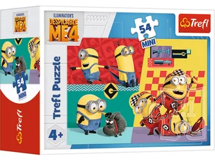 Trefl Mini Puzzle 54 Elementy Jak Ukraść Księżyc Gru I Minionki 19770 - Puzzle - miniaturka - grafika 1