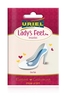 Uriel Lady’s Feet Wkładki Silikonowe Rozmiar L - Akcesoria do rehabilitacji - miniaturka - grafika 1