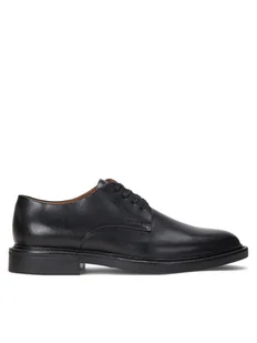 Polo Ralph Lauren Półbuty Asher Derby Ds Dby 803945279002 Czarny - Półbuty męskie - miniaturka - grafika 1
