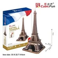 Puzzle - CubicFun cubicfun 3d puzzle The Eiffel Tower  Paris - miniaturka - grafika 1