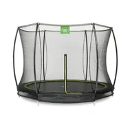 Trampoliny - Exit Trampolina naziemna Silhouette ø305cm z siatką zabezpieczającą czarna - miniaturka - grafika 1