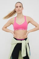 Bielizna sportowa damska - Reebok biustonosz sportowy F9793 kolor różowy gładki - miniaturka - grafika 1