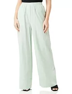 Spodnie damskie - Peppercorn Damskie spodnie Monella proste nogawki, zielony miętowy pasek, L, Zielony miętowy pasek, L - miniaturka - grafika 1