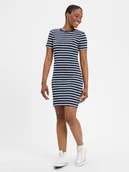 Sukienki - Tommy Hilfiger Sukienka damska Kobiety Bawełna niebieski w paski, M - miniaturka - grafika 1