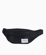 Torebki damskie - PUCCINI Czarna materiałowa nerka z neonową podszewką - miniaturka - grafika 1