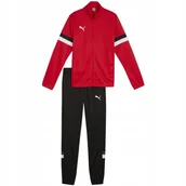 Dresy damskie - Dres dla dzieci Puma Team Rise czerwono-czarny 658655 01 116cm - miniaturka - grafika 1