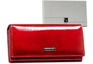 Portfele - Pojemny, duży portfel damski ze skóry naturalnej - miniaturka - grafika 1