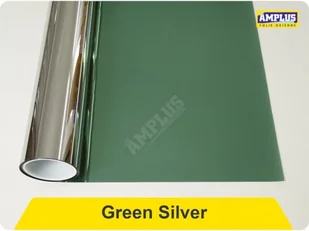 Zielona folia okienna przeciwsłoneczna wewnętrzna Silver - Akcesoria do okien - miniaturka - grafika 1
