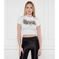 Koszulki i topy damskie - Versace Jeans Couture T-shirt Cropped Fit - miniaturka - grafika 1