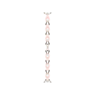 Akcesoria do smartwatchy - Xiaomi Smart Band 9 Straps Mystic Rose - miniaturka - grafika 1