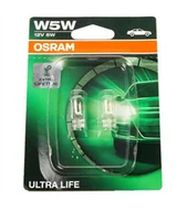 Oświetlenie samochodowe - akcesoria - Osram 12 V lampy reflektorowe, oryginalne W5W, składane pudełko, Ultra Life, podwójny blister 2825ULT-02B - miniaturka - grafika 1