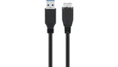 Kable USB - Kabel USB Goobay USB-A - micro-B 1.8 m Czarny (RB66026) - miniaturka - grafika 1