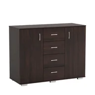 Komody - Komoda V Skąpski Meble Sonoma, Biały Mat - miniaturka - grafika 1