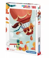 Puzzle - Clementoni Puzzle 180 Super Kolor Fly With Me - miniaturka - grafika 1