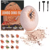 Mały naukowiec - SKAMIELINA JUMBO JAJKO DINOZAURA Z 12 FIGURKAMI - miniaturka - grafika 1