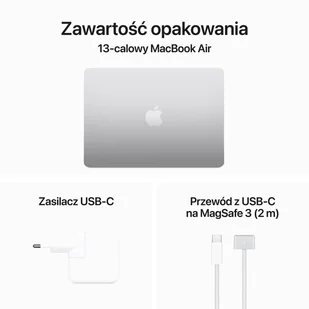 Apple MacBook Air 13" M3 8-core CPU + 10-core GPU / 8GB RAM / 512GB SSD / Klawiatura US / Srebrny (Silver) MRXR3ZE/A/US - Laptopy Apple MacBook Air 13" M3 8-core CPU + 10-core GPU / 8GB RAM / 512GB SSD / Klawiatura US / Srebrny (Silver) MRXR3ZE/A/US - Laptopy - miniaturka - grafika 10