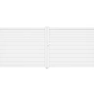 Bramy garażowe - Brama skrzydłowa 4m CASANOOV CARPATIA H.160 aluminium białe - miniaturka - grafika 1