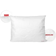 Poduszki - Poduszka Do Spania 70X80 Cm Mikrofibra Pikowana Biała Zestaw - miniaturka - grafika 1